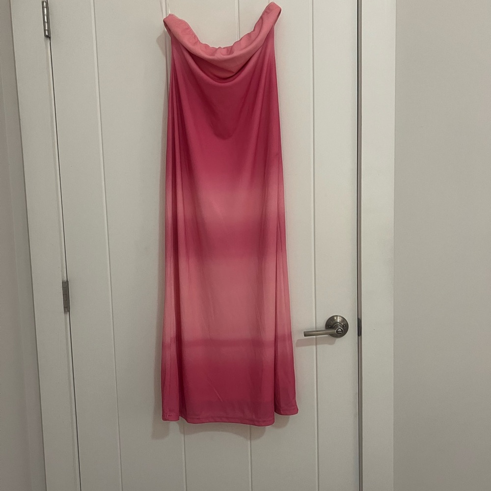 Hello Molly Chic Pink Ombre Dress